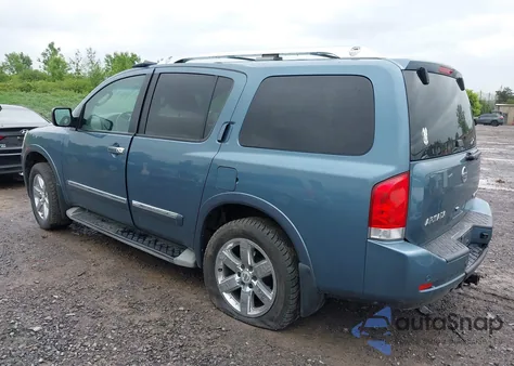 2011 Nissan Armada Platinum z USA, uszkodzony, nr VIN 5N1AA0NC2BN600203